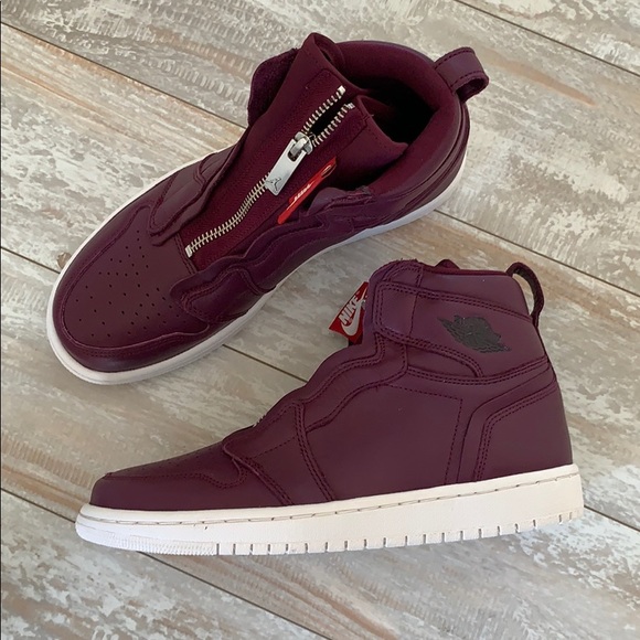 NWT Nike Air Jordan 1 zip premium Bordeaux - Picture 7 of 11